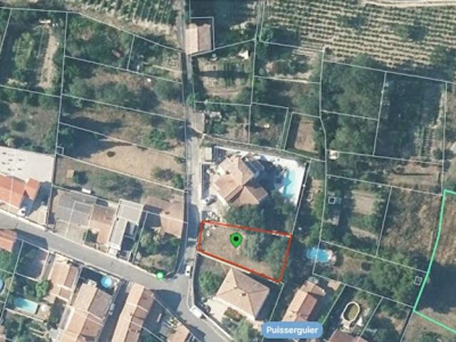 Vente Terrain 453 m2 Puisserguier