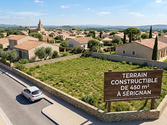 Vente Terrain 450 m2 Serignan