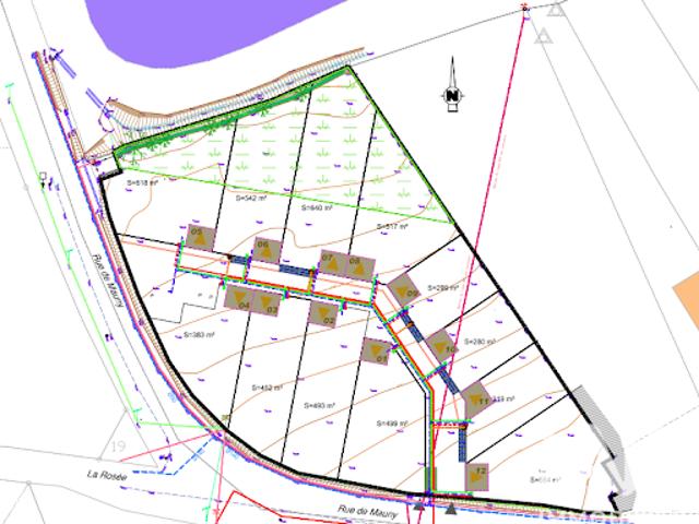 Vente Terrain 452 m2 Landéhen