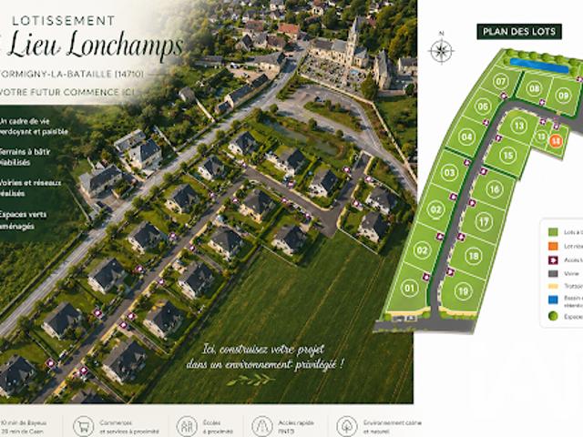 Vente Terrain 474 m2 Formigny