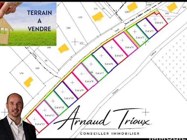 Vente Terrain 480 m2 Dompierre