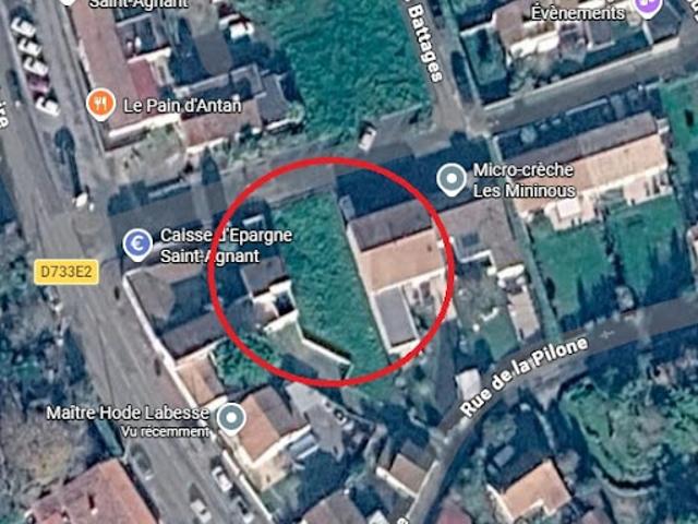 Vente Terrain 482 m2 Saint Agnant