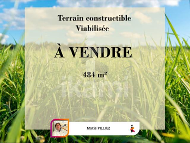 Vente Terrain 484 m2 Salles