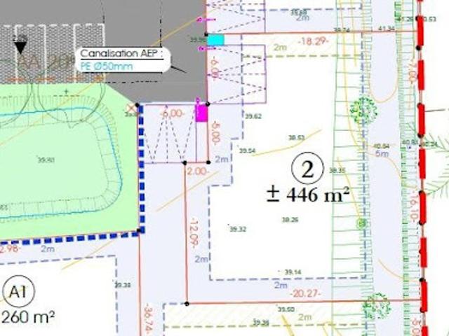 Vente Terrain 489 m2 Thaon