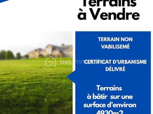 Vente Terrain 4930 m2 Vernou la Celle sur Seine