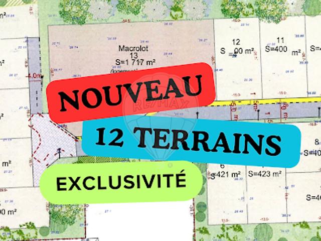 Vente Terrain 400 m2 Martillac