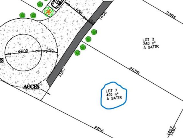 Vente Terrain 400 m2 Saint Benoit