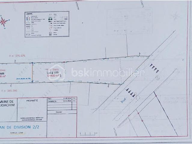 Vente Terrain 400 m2 Saint Joachim