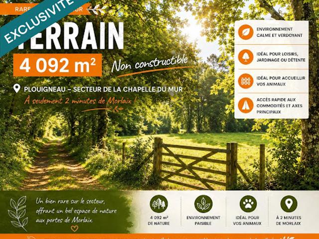 Vente Terrain 4092 m2 Morlaix