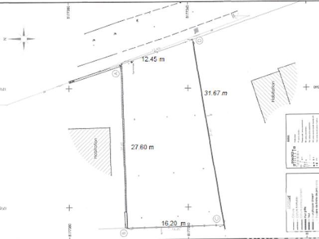 Vente Terrain 418 m2 Saint simeon