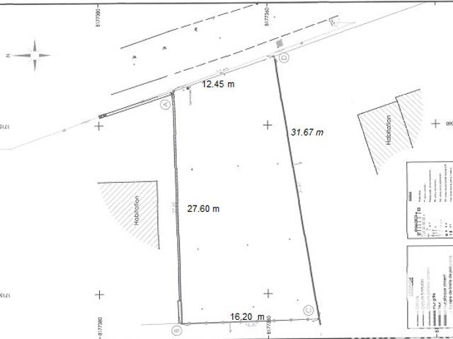 Vente Terrain 418 m²