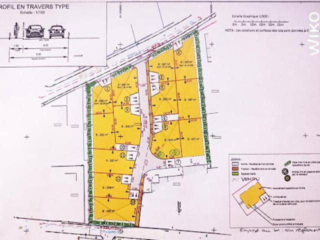 Vente Terrain 424 m2 Bollene
