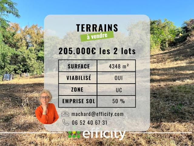 Vente Terrain 4348 m2 Saint Martin la Plaine