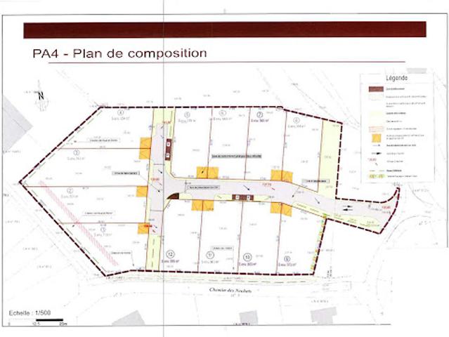 Vente Terrain 549 m2 Merfy
