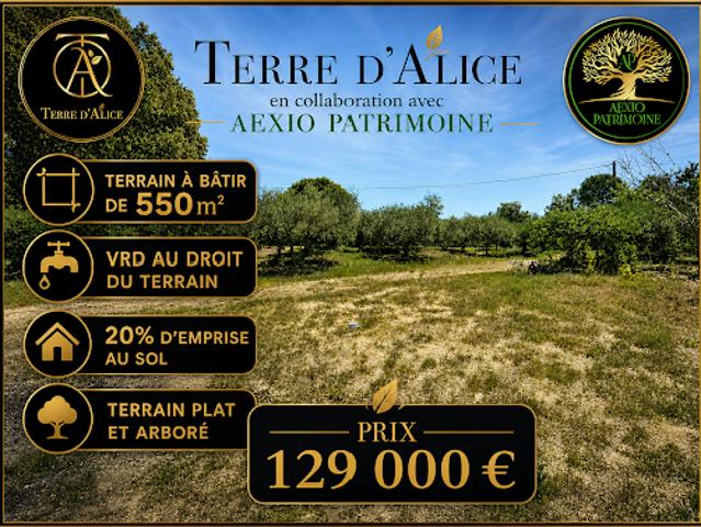 Vente Terrain 550 m2 Flassans sur Issole