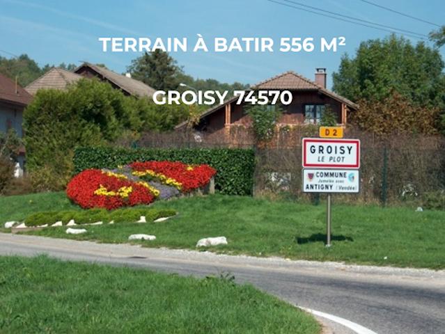 Vente Terrain 556 m2 Groisy