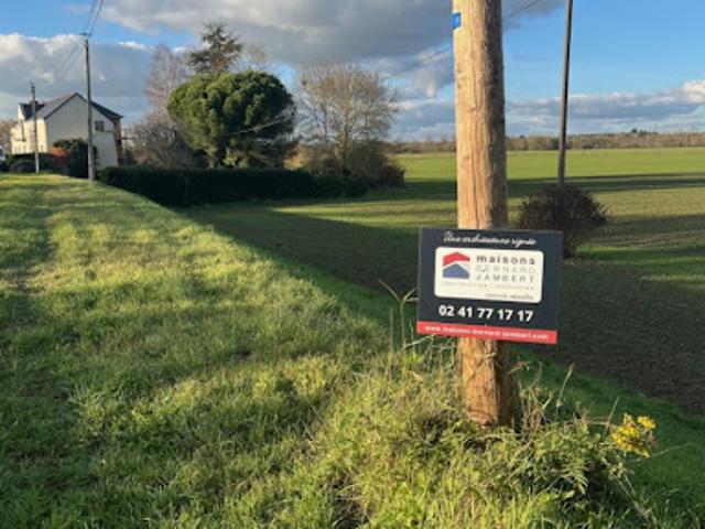 Vente Terrain 562 m2 Mûrs Erigné