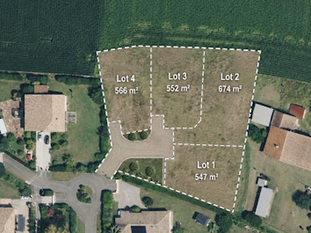 Vente Terrain 566 m2 Saubrigues