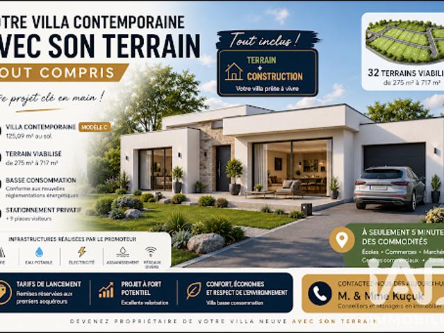 Vente Terrain 569 m2 Cepoy