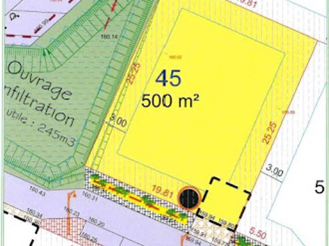 Vente Terrain 500 m2 Sarceaux