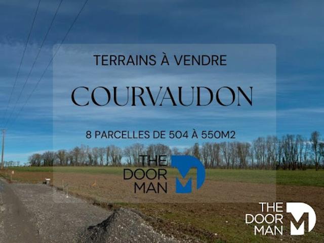 Vente Terrain 504 m2 Courvaudon