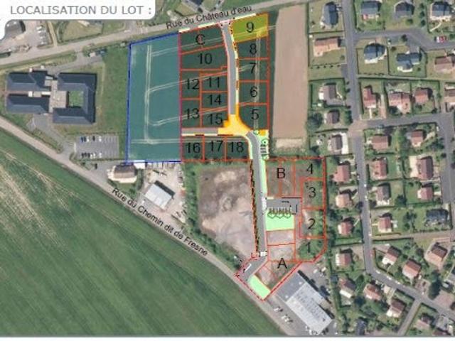 Vente Terrain 517 m2 Thaon