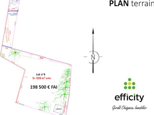 Vente Terrain 520 m2 Bretignolles sur Mer