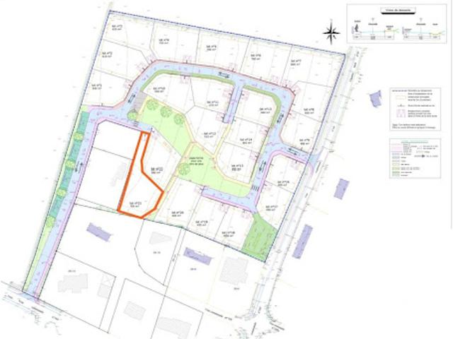 Vente Terrain 658 m2 Roullours