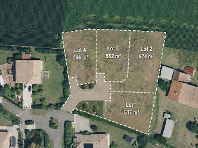Vente Terrain 674 m2 Saubrigues