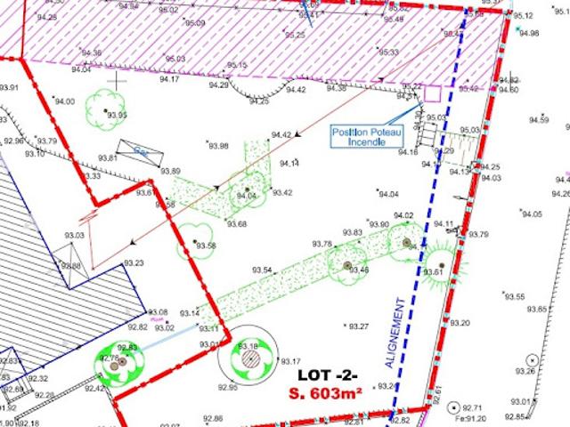 Vente Terrain 603 m2 La Valette du Var