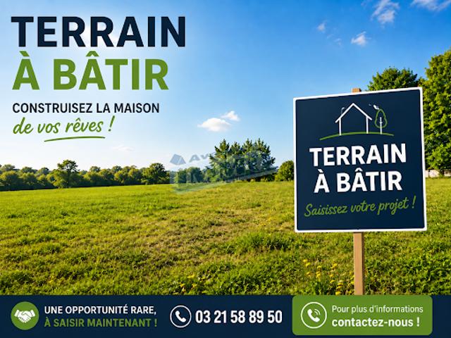 Vente Terrain 600 m2 Habarcq