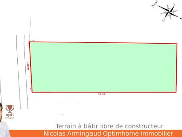 Vente Terrain 613 m2 Antony