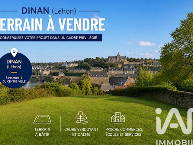 Vente Terrain 616 m2 Dinan