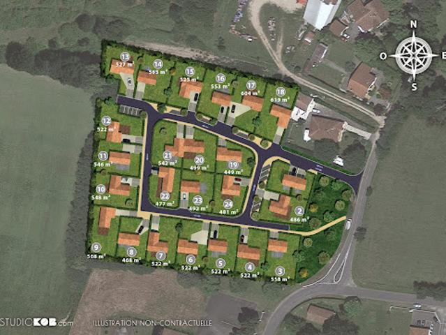 Vente Terrain 619 m2 Seyresse