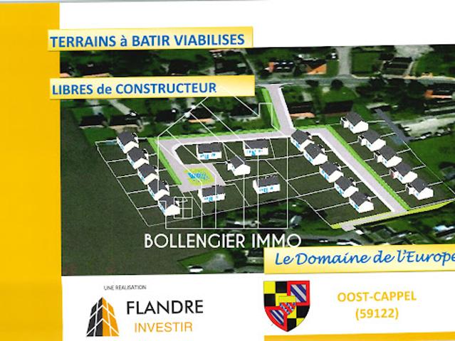 Vente Terrain 627 m2 Oost Cappel