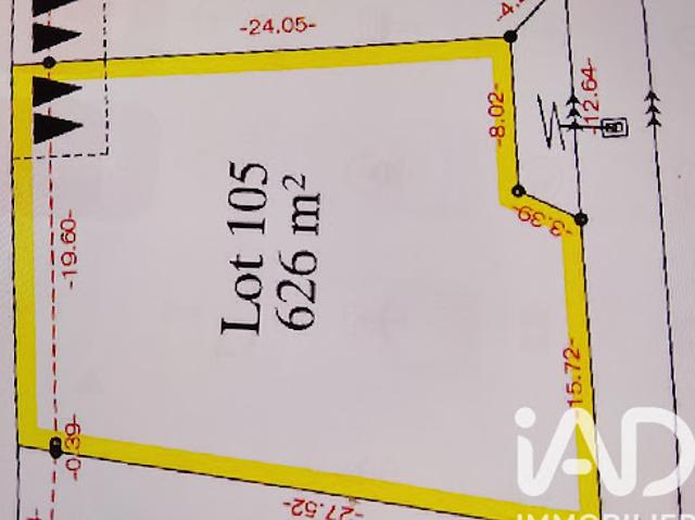 Vente Terrain 626 m2 Cholet