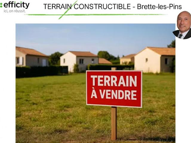 Vente Terrain 637 m2 Brette les Pins