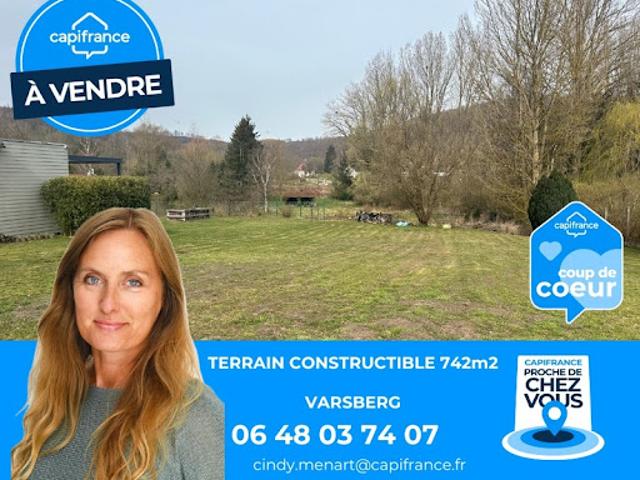Vente Terrain 742 m2 Varsberg