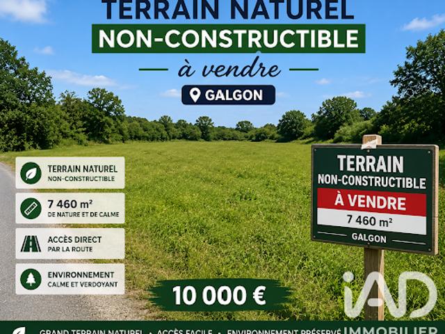 Vente Terrain 7461 m2 Galgon