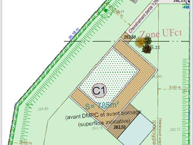 Vente Terrain 785 m2 La Gaude