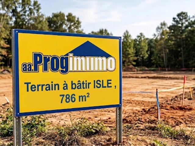 Vente Terrain 786 m2 Isle