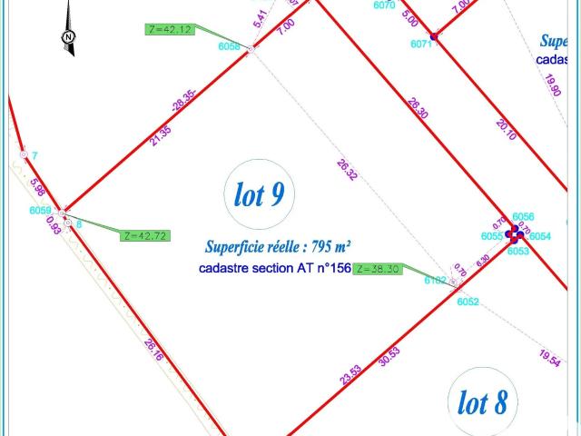 Vente Terrain 795 m²