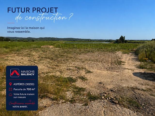 Vente Terrain 700 m2 Aspères