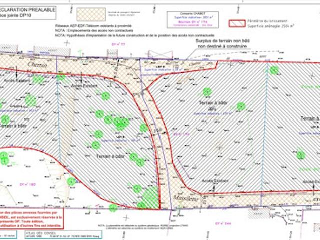 Vente Terrain 710 m2 Saint paul
