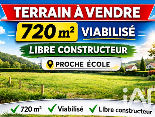 Vente Terrain 720 m2 Camarsac