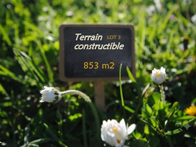 Vente Terrain 853 m2 Roullet Saint Estèphe