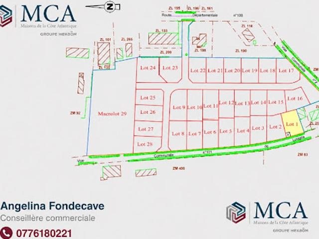 Vente Terrain 850 m2 Damazan