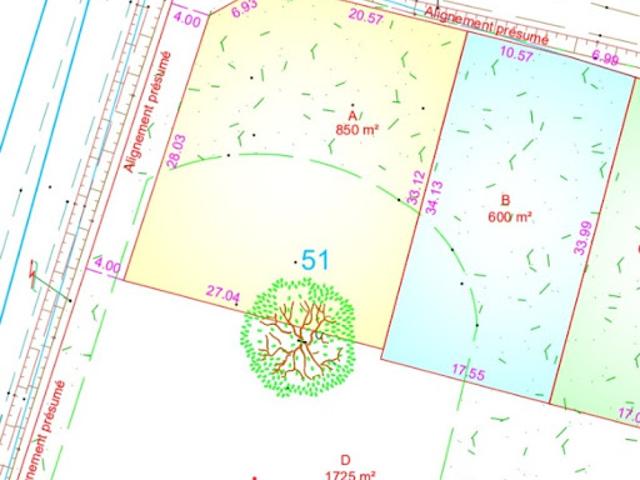 Vente Terrain 852 m2 Clerlande