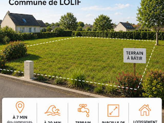 Vente Terrain 857 m2 Lolif