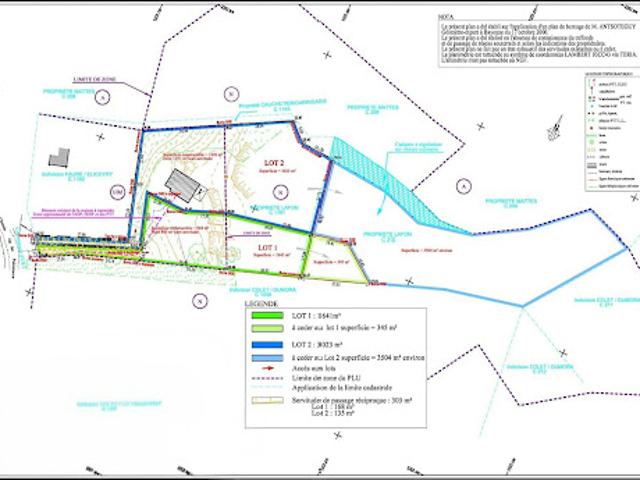Vente Terrain 8612 m2 Urt